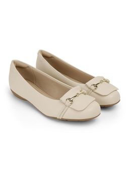 MODARE - Women Cream Ballerina