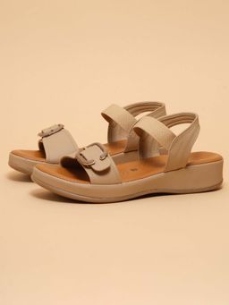 ERIDANI - Women Ayako Beige Comfort Sandals