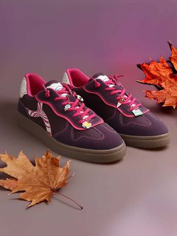 Bacca Bucci - Women Purple Sugar Rush Sneakers Berry Swirl
