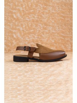 TASVA - Men Brown Sandals