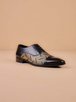 TASVA - Men Multi-Color Leather Brogues