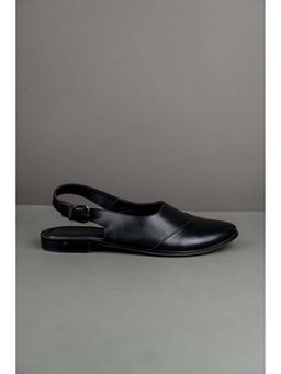 TASVA - Men Black Sandals