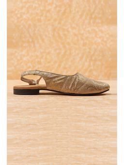 TASVA - Men Gold Sandals