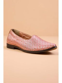 TASVA - Men Pink Brocade Mojari