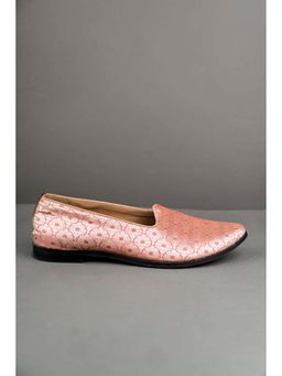 TASVA - Men Pink Brocade Mojari