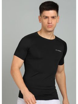 Kobo - Compression T-Shirt with Stretchable Mesh Gym Running Multi Sport