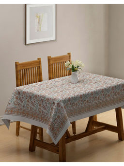 Fabindia - Coromandel Cotton Hand Block Printed Table Cover -4 Seater