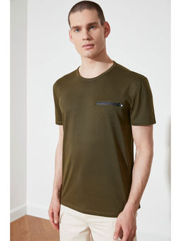 Trendyol - Man Khaki T-Shirt