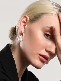 Sohi - Womens The Bud Drop Earrings - California Gold