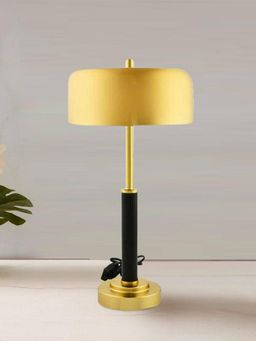 At Home by Nilkamal - Metalia Metal Table Lamp Gold