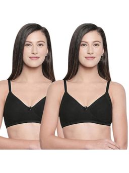 Bodycare - Bodaycare B, C & D Cup Perfect Coverage Bra In 100% Cotton-Pack Of 2 - Black