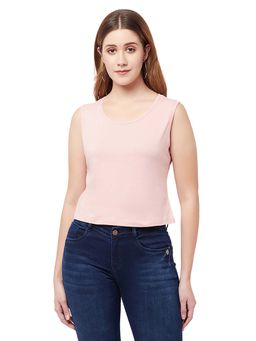 Glito - Pink Cotton Solid Top