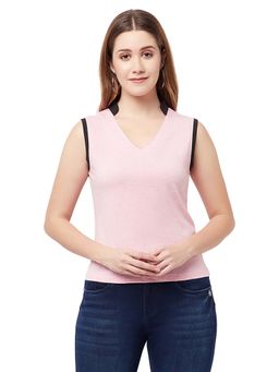 Glito - Pink Cotton Solid Top