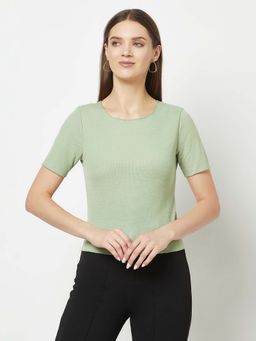 Glito - Green Cotton Solid Top