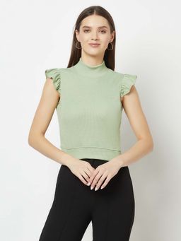 Glito - Green Cotton Solid Top