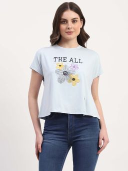 Global Republic - Blue Modal Embellished Top