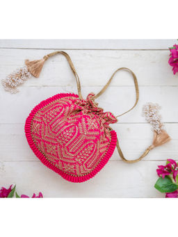 AMYRA - Leela Heritage Potli Pink