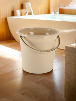 Kuber Industries - Beige Multi-Purpose Water Bucket
