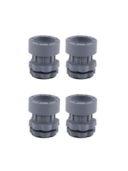 Kuber Industries - Grey Anti Vibration with Suction Cup Washing Machine Pads (Pack of 4)