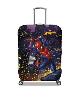 Kuber Industries - Multi-Color Marvel Spiderman Luggage Cover (M)