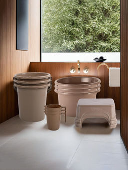 Kuber Industries - Brown 12 Piece Bathroom Combo Set