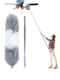 Kuber Industries - Grey Household Ceiling Fan Duster