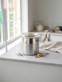 Culinex by thinKitchen - Silver Premium 18/8 Stainless Steel Airtight Storage Container