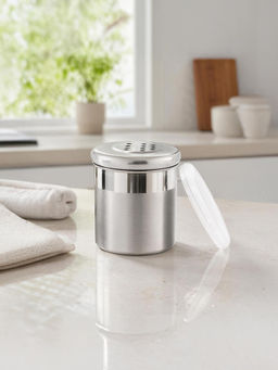 Culinex by thinKitchen - Silver Stainless Steel Portable Seasoning Salt Pepper Dispenser
