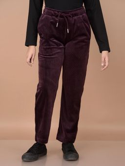 CRIMSOUNE CLUB - Girls Purple Trackpant