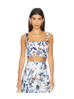 Agua by Agua Bendita - Cacao Cropped Top