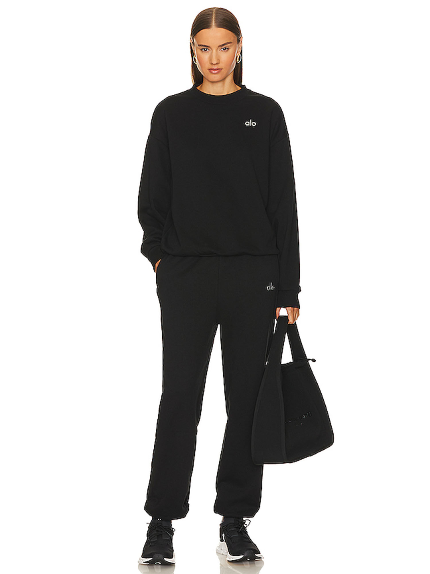Buy alo Accolade Crew Neck Pullover Sweatshirt (L) Online