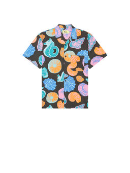 Duvin Design - Seahorse Leisure Stretch Button Up Shirt