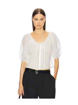 Helsa - Voile Peasant Blouse