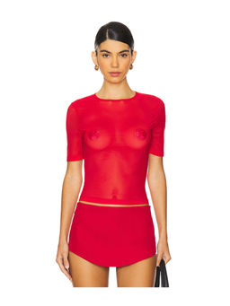 nastyamasha - T-shirt With Embroidery Logo