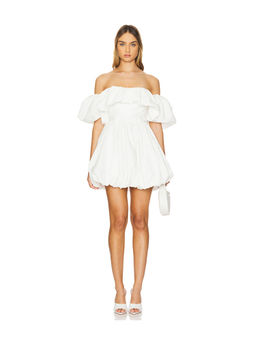 Shona Joy - Maiori Off Shoulder Draped Bubble Mini Dress