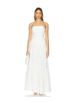 Shona Joy - Maiori Strapless Tiered Maxi Dress