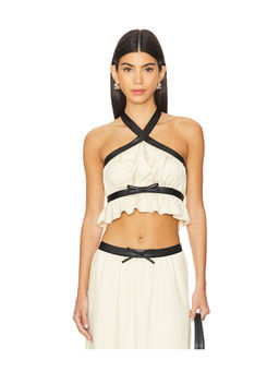 Weworewhat - Criss Cross Halter Top