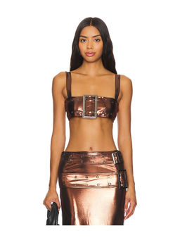 Weworewhat - Buckle Bandeau Top