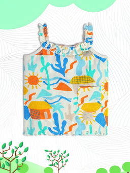 MINI KLUB - Baby Girls White Knit Top