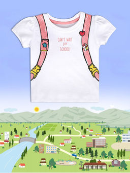 MINI KLUB - Baby Girls White Knit Top