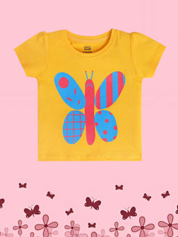 MINI KLUB - Baby Girls Yellow Knit Top
