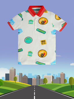 MINI KLUB - Kids Boys White Polo T-shirts