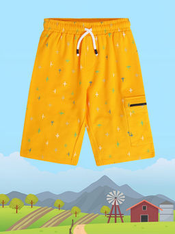 MINI KLUB - Kids Boys Mustard Shorts