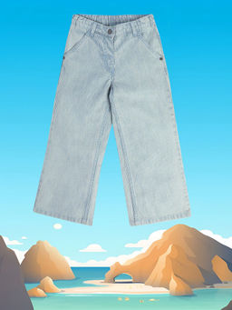 MINI KLUB - Kids Girls Blue Denim Jeans
