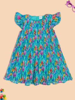 MINI KLUB - Kids Girls Blue Dress