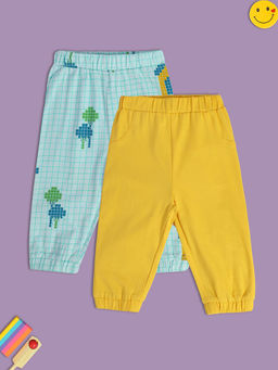 MINI KLUB - New Born and Baby Boys Multi Knit Bottom (Pack of 2)