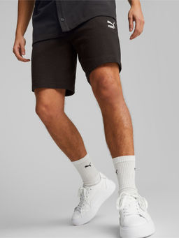 Puma - Classics Pique 8" Mens Black Shorts