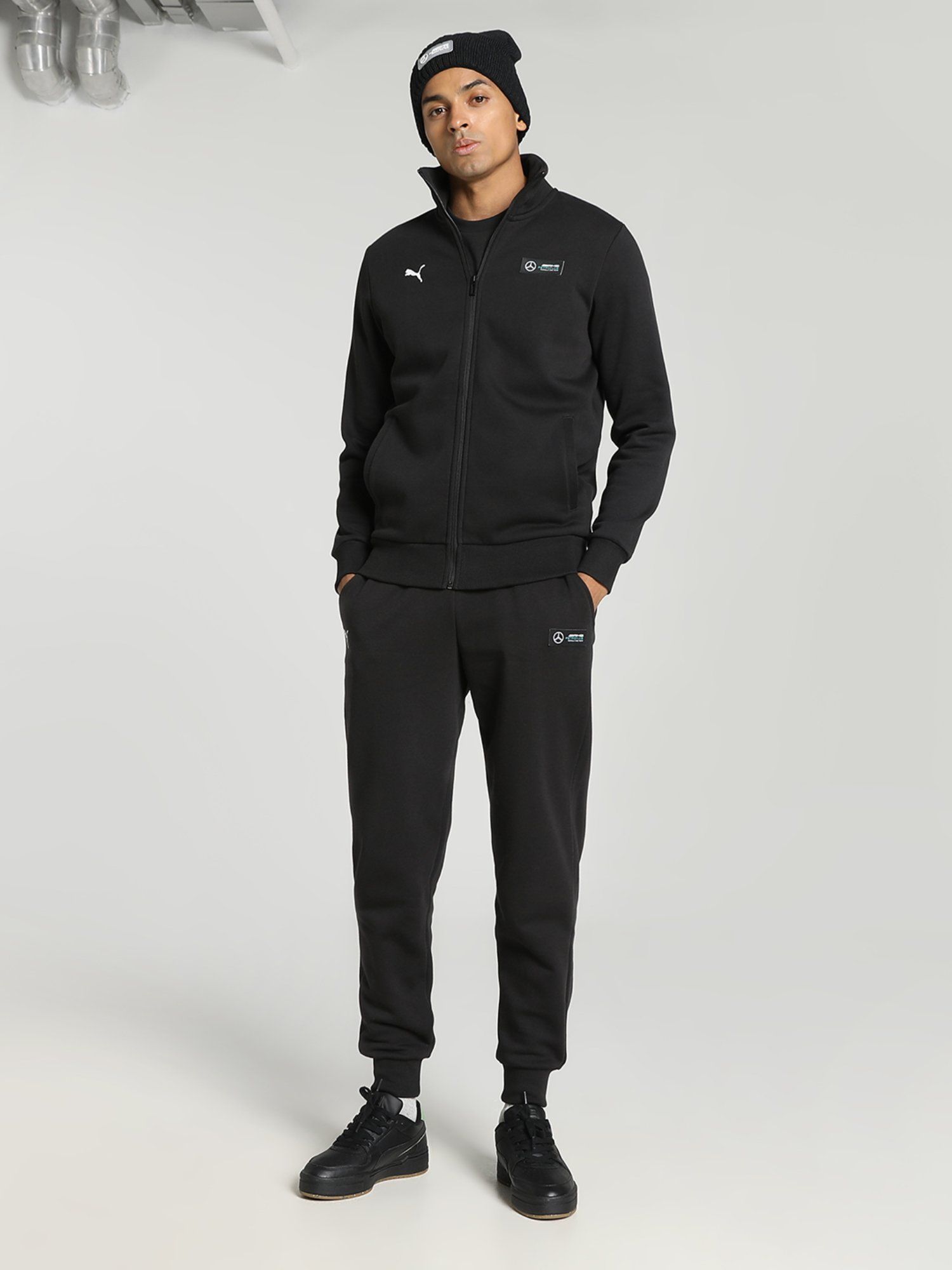 Buy Puma Mercedes AMG Petronas F1 Essentials Men Black Knitted