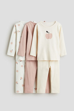 H&M - Boys 3-Pack Cotton Pyjamas
