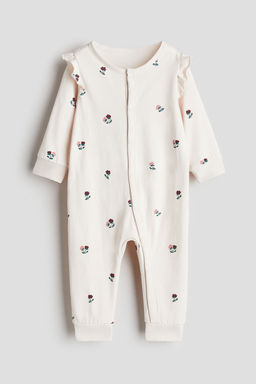 H&M - Boys Pink Patterned Sleepsuit